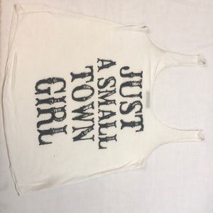 Just a small town girl tank